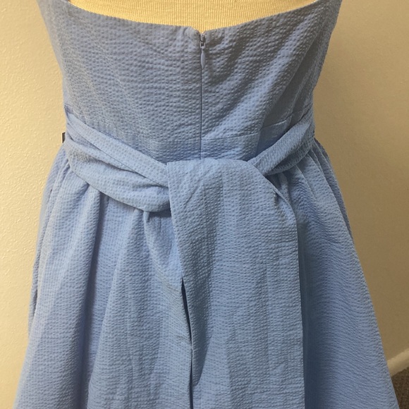NWT Lauren James Dress Abigail Light Blue Size M. Made in USA - Picture 5 of 11